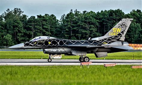 F-16 Viper with air-to-air missiles