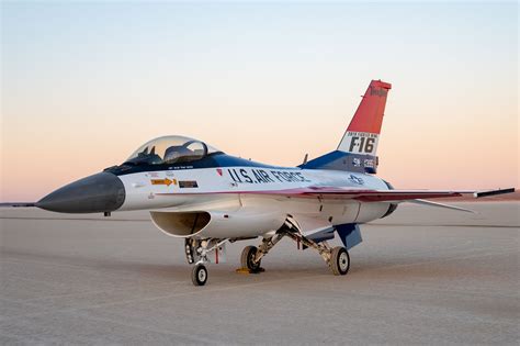 F-16 Viper with pilot in cockpit