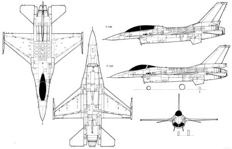 F-16A/B Block 1 Blueprint