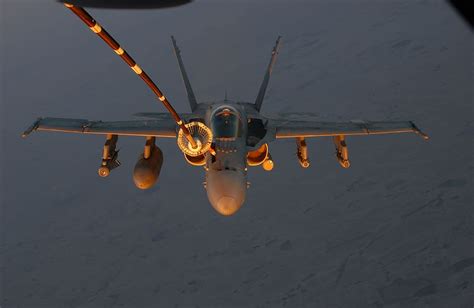 F-18 Hornet In Flight