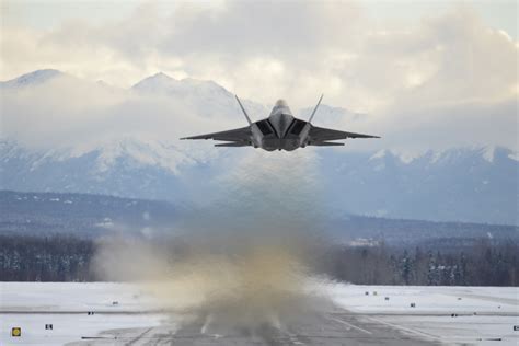 F-22 Raptor on a mission