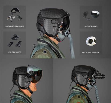 F-22 Raptor Pilot Helmet Advanced Communication System