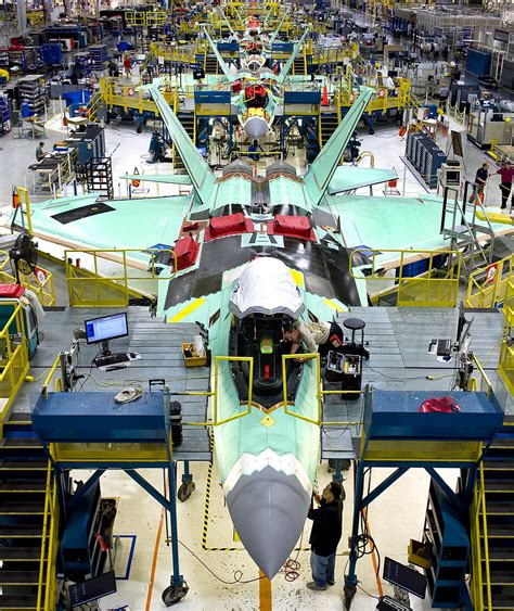 F-22 Raptor Production Line