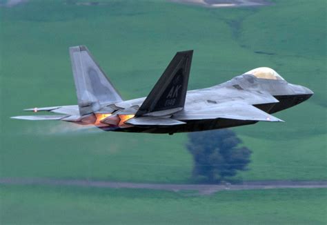 F-22 Raptor during a speed test