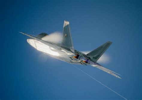 F-22 Raptor in supersonic flight