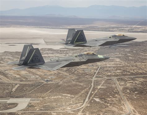 F-22 Raptor test flight