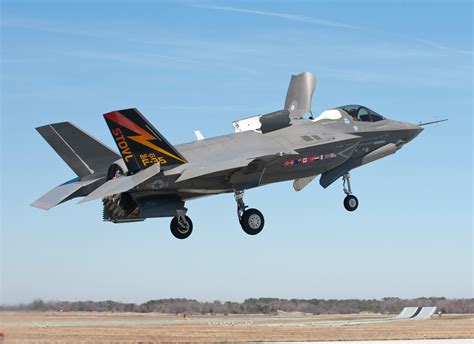 F-35 JSF landing on a carrier