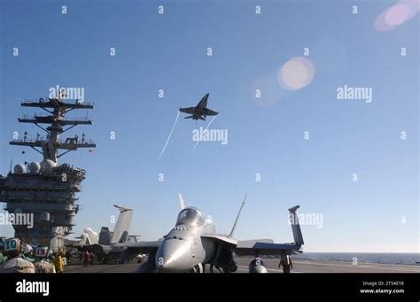 F-A-18 Hornet Takeoff from USS Nimitz