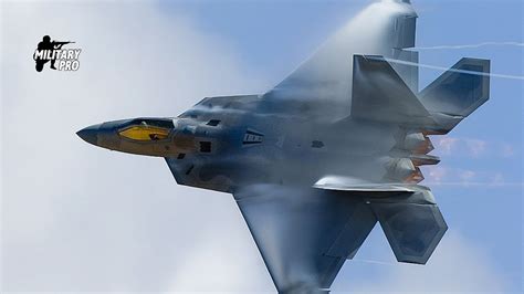 F-22 Raptor performing a maneuver