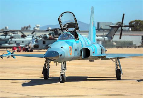 F5E Tiger II Fighter Jet on the ground