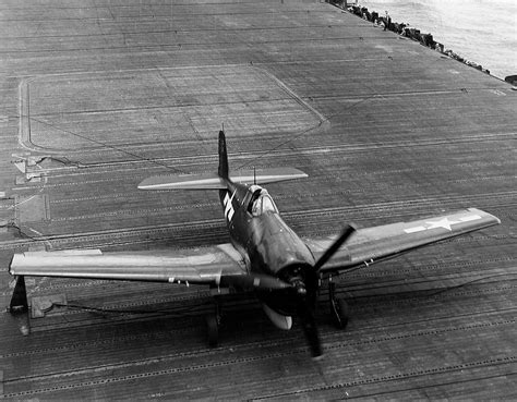 Grumman F6F Hellcat on Deck