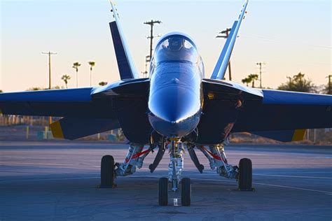 F/A-18 Blue Angels in impact