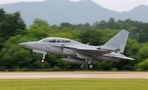 FA-50 Fighter Jet in flight