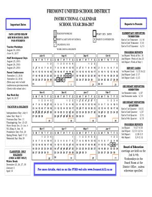 FUSD Calendar Image 1