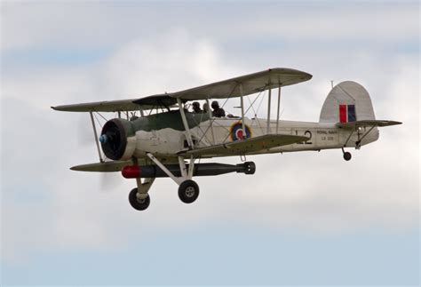 Fairey Swordfish on carrier deck