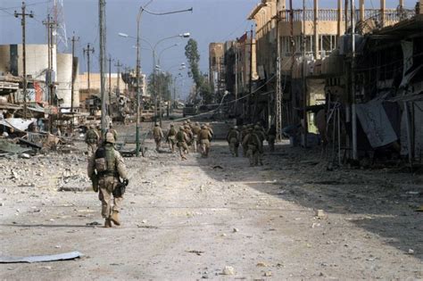 War damage in Fallujah