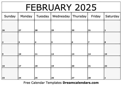 February 2025 Calendar Image 10