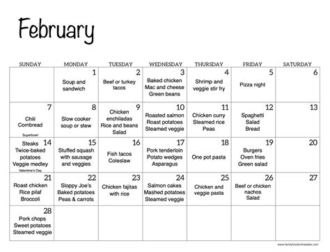 February Nutrition