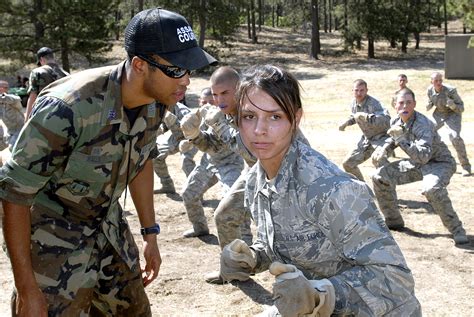 Female Airmen in Graduation Ceremony