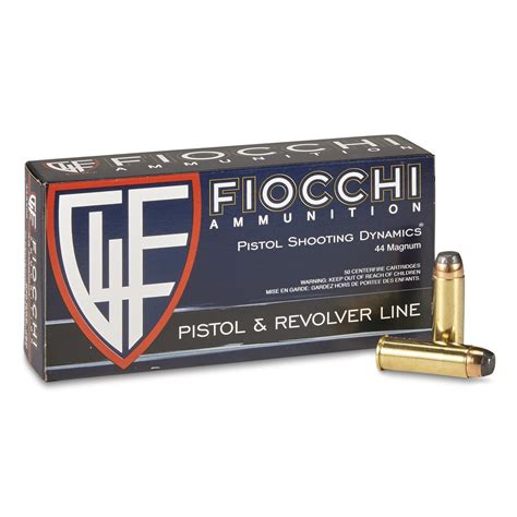 Fiocchi Ammo 44 Magnum Power