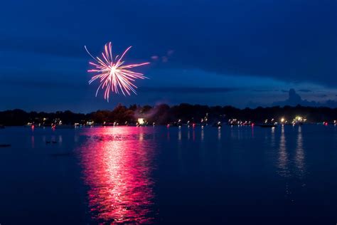 Fireworks Over Lake Michigan