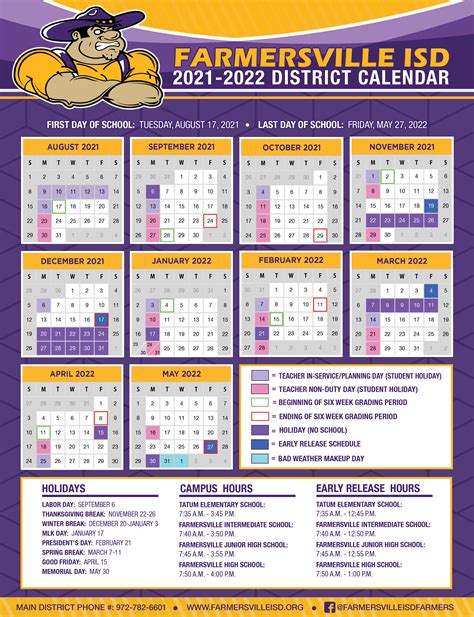 Fisd Calendar Printables