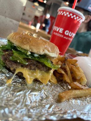 Five Guys Sutton Massachusetts Menu