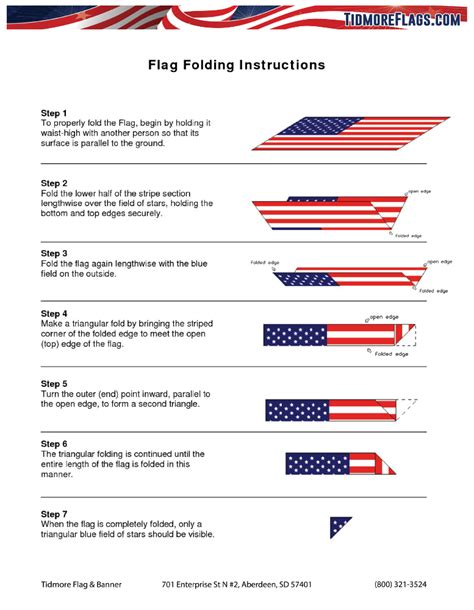 Flag Folding Techniques