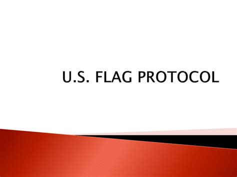 Flagging Protocol