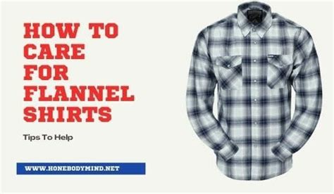 Flannel Shirt Care Tips