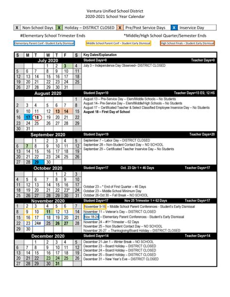 Foothill College Calendar Best Practices