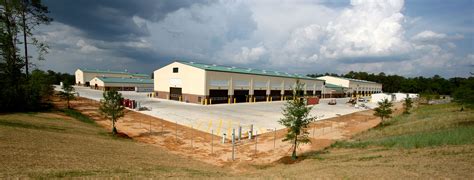 Aerial view of Fort Benning facilities