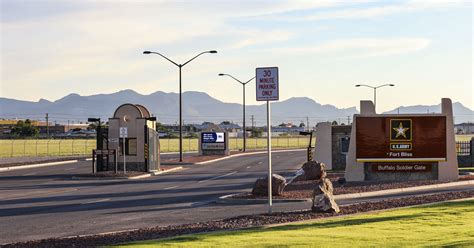 Fort Bliss military base in Texas