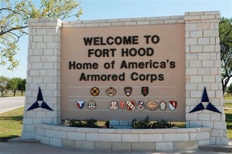 Fort Hood military base in Texas