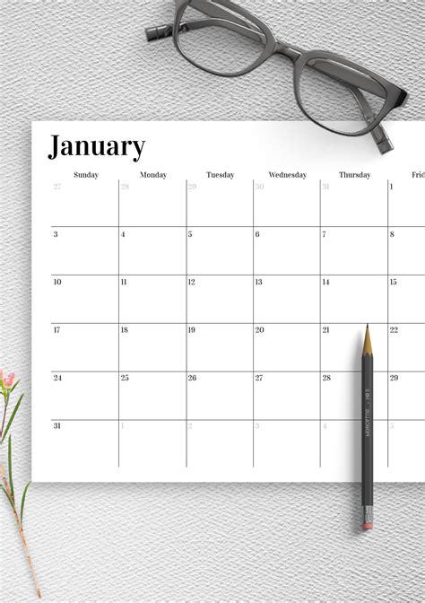 Free Calendar Printable Download