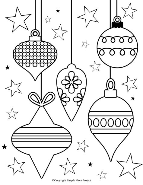 Free Christmas Coloring Pages for Kids