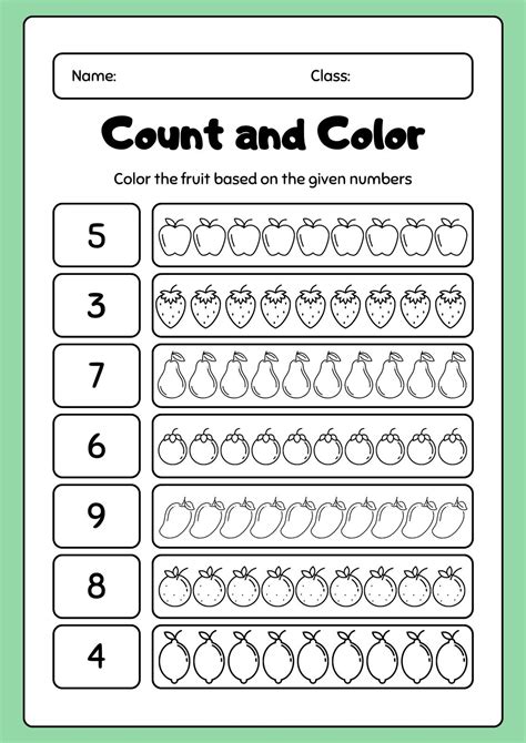 Free Kindergarten Worksheets Printable