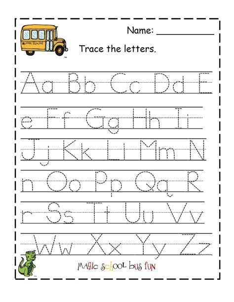 Free Letter Tracing Printables for Kids