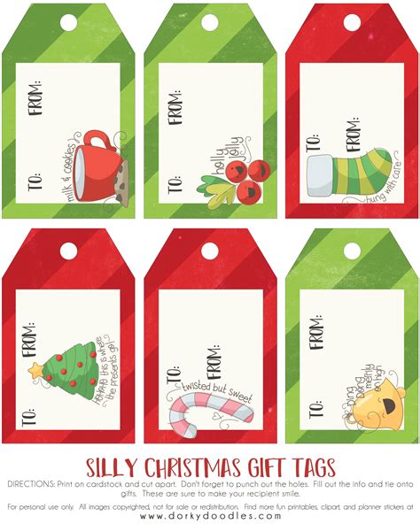 Free Resources for Printable Christmas Tags