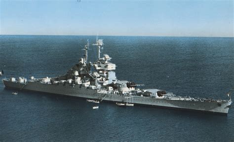 French Battleship Jean Bart in the harbor of Casablanca