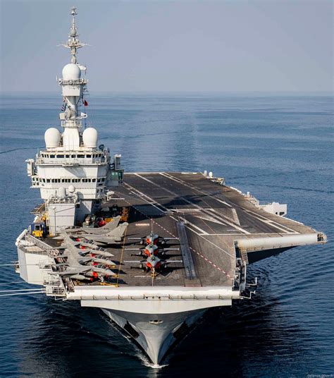 French Carrier De Gaulle At Sea