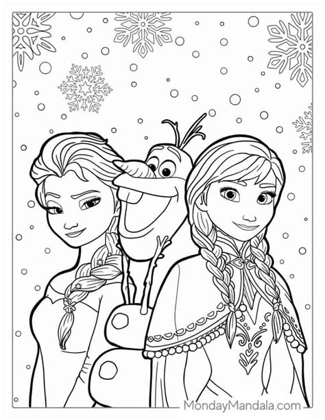 Frozen Coloring Page Ideas