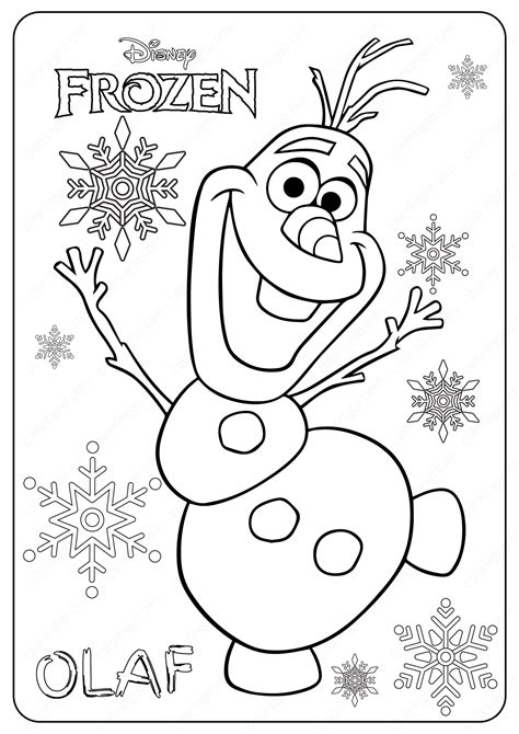 Frozen Printable Coloring Pages