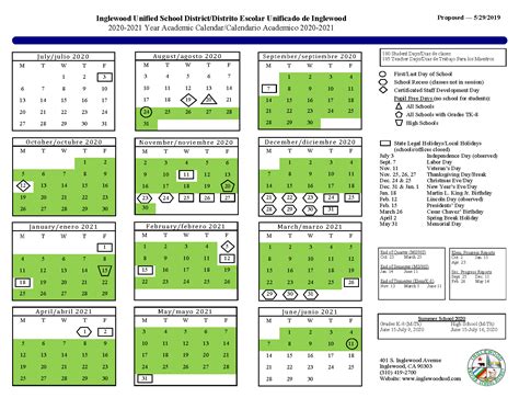 Garden Grove Unified Calendar