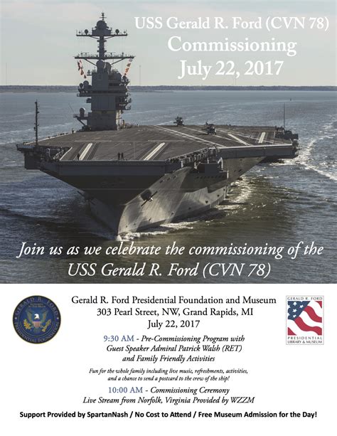 Gerald R Ford Commissioning