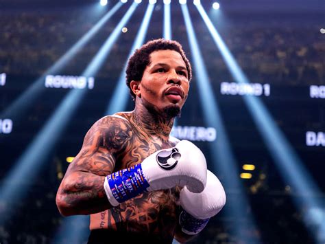 Gervonta Davis after winning a fight