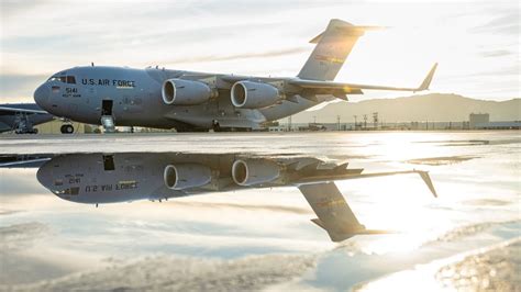 RAF Globemaster in Flight