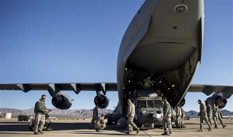 RAF Globemaster Loading Cargo