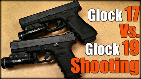 Glock 17 vs Glock 19 shooting