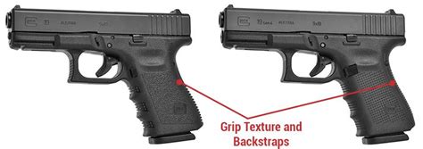 Glock 19 4th Gen grip texture